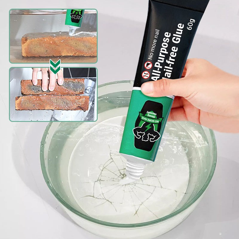 BUY 2 GET 3 FREE π₯ Waterproof, No Punch, Fast Drying, Multi-Purpose Powerful Adhesive