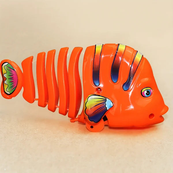 Christmas Promotion 40% OFF Plastic Wind-Up Wiggle Fish Toys