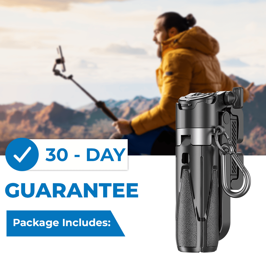 4-in-1 Multifunctional 360 Rotation  Selfie Stick with  Wireless Detachable Remote Control