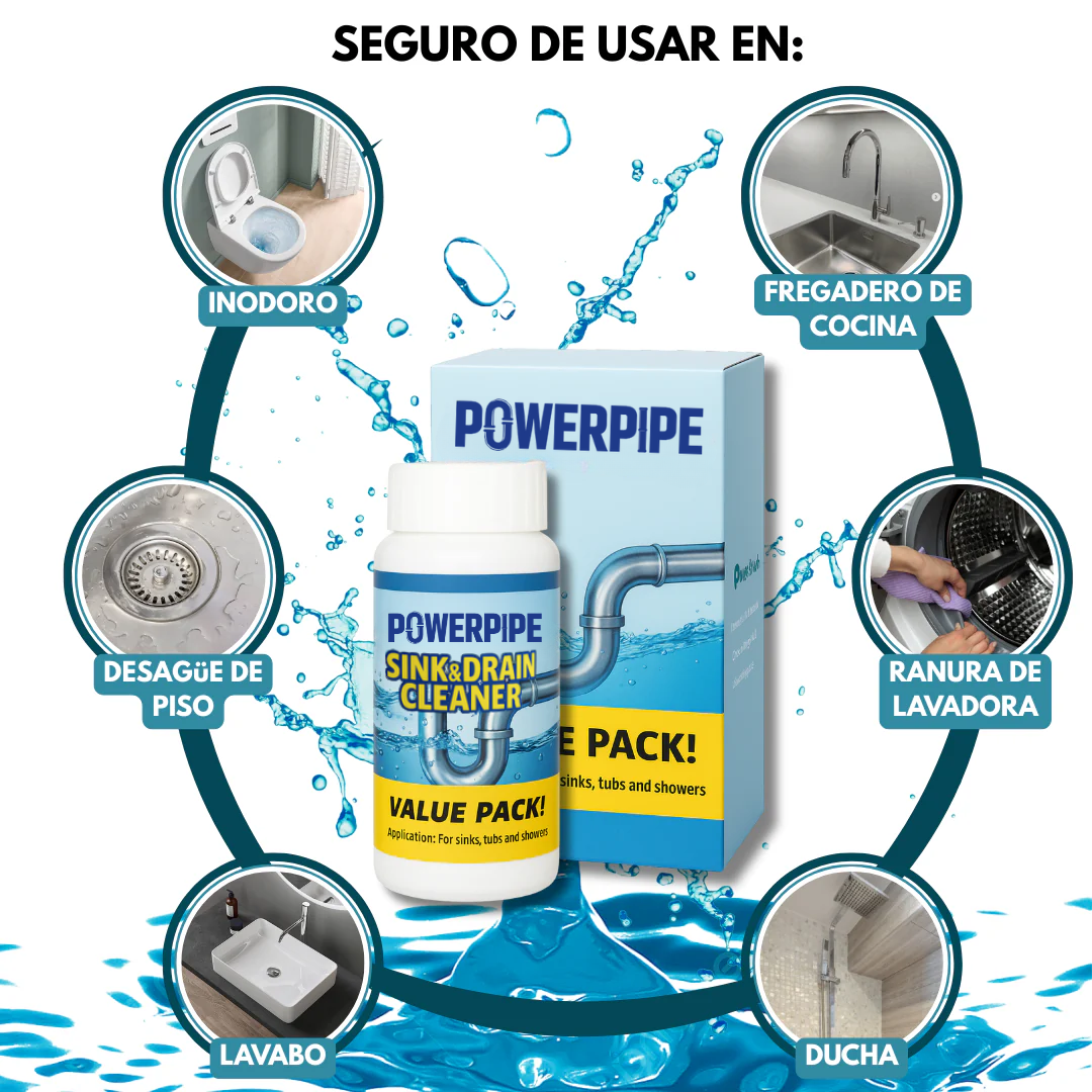 PowerPipe Desatascador en Polvo