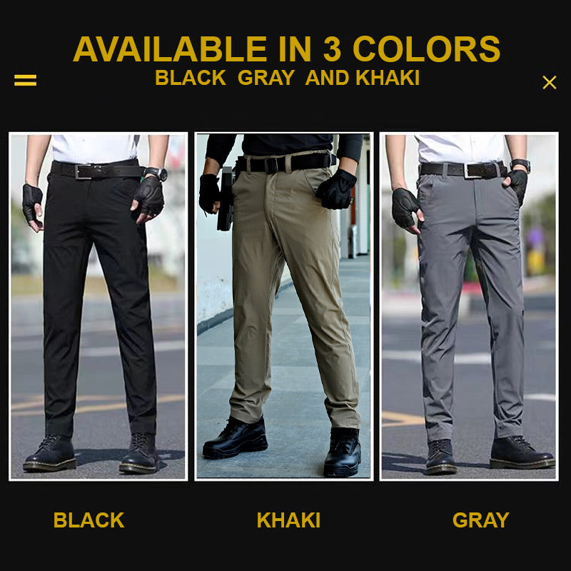 Men's High Stretch Slim Fit Tactical Pants(50% OFF)