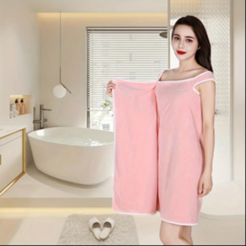 A Perfect Gift For Women Women's Solid Color Coral Fleece Bathrobe