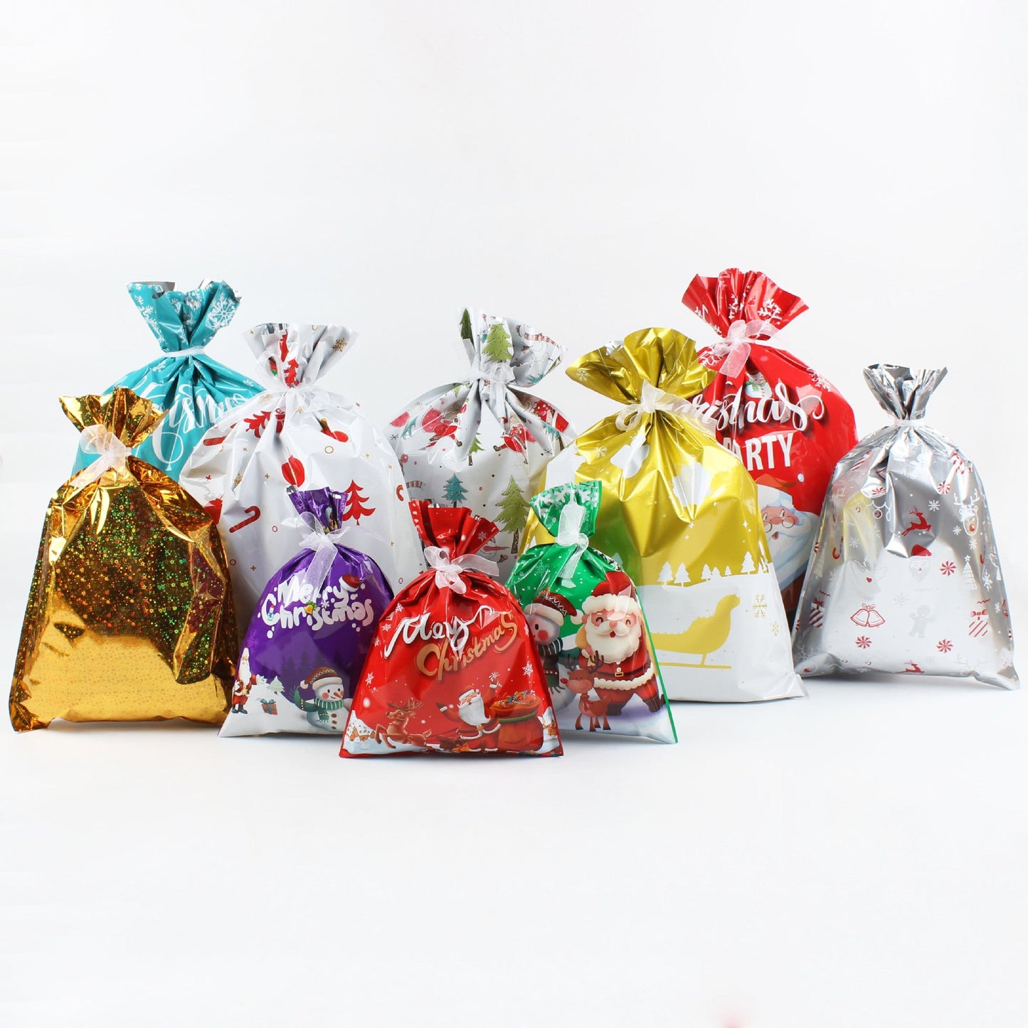 🎁MerryPouch Christmas Drawstring Gift Bags