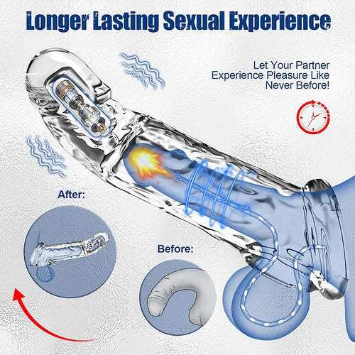π₯π 2025 HOT Deal π₯ Reusable Penis Extension Vibrator β Makes You Longer, Harder & Unstoppable π