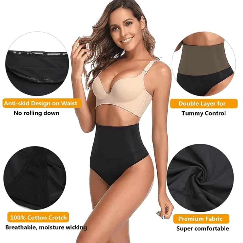 High Waist Tummy Control Shapewear Panties
