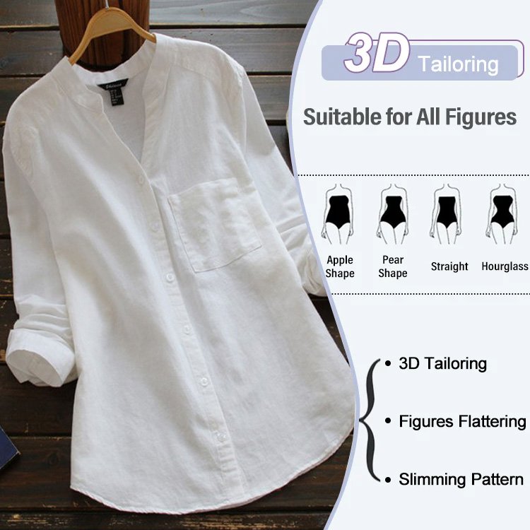 Japanese Style Handmade Linen Cotton Casual Loose Shirt(🔥Buy 2 Automatic 10% Off & Free Shipping🔥)