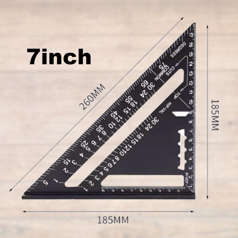 🔥Up to 40% OFF🔥Woodworking Triangle Ruler 7-12-inch