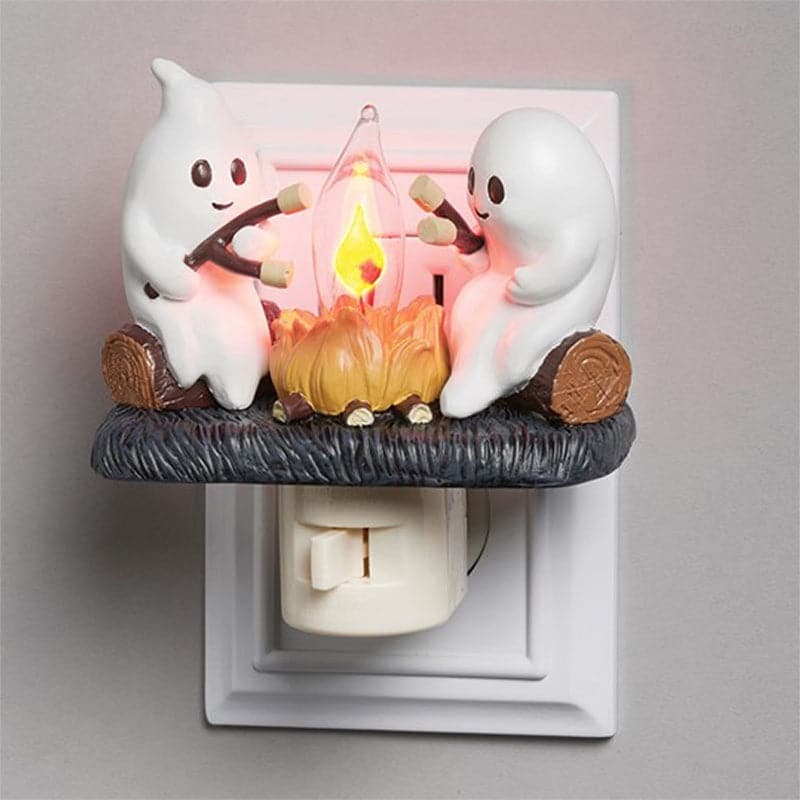 🎉Pre Halloween Big Deal 🎃Flashing night light 3D Ghost campfire