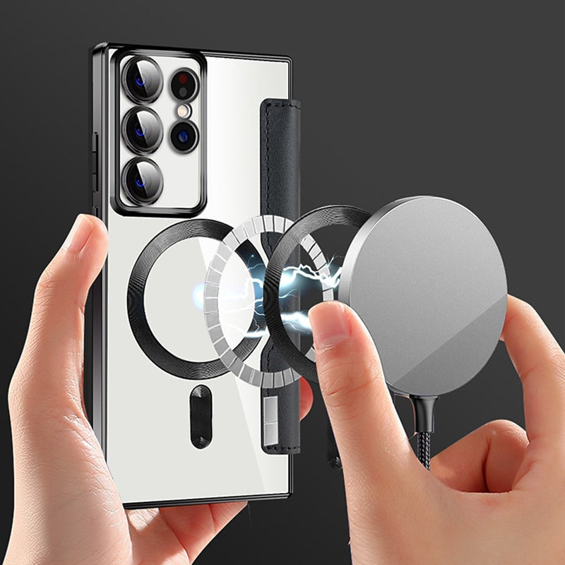 2024 New Leather Textured Flip Phone Case For Samsung