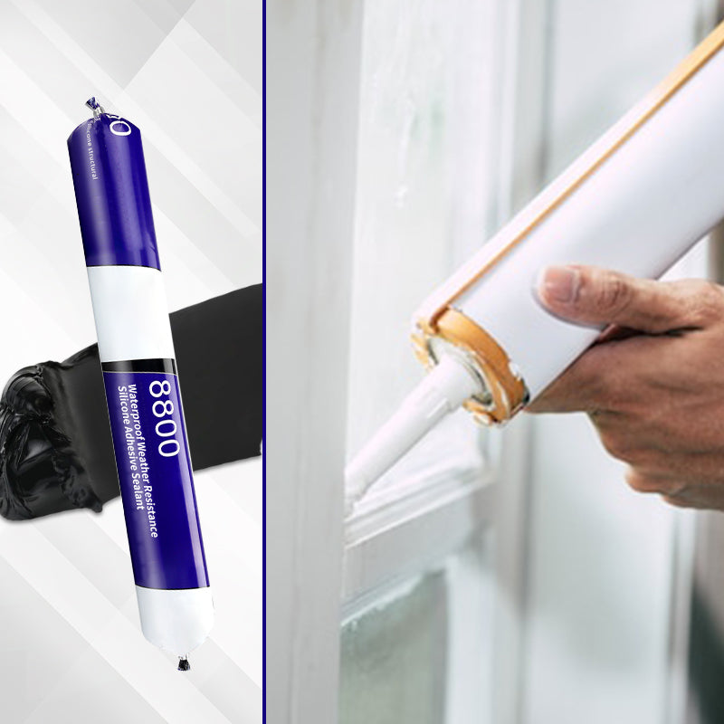 Silicone adhesive sealantš„waterproof and weatherproof against mold and mildew