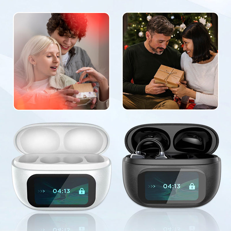 Ear Clip-on Smart Color Screen Intelligent Translation Headset