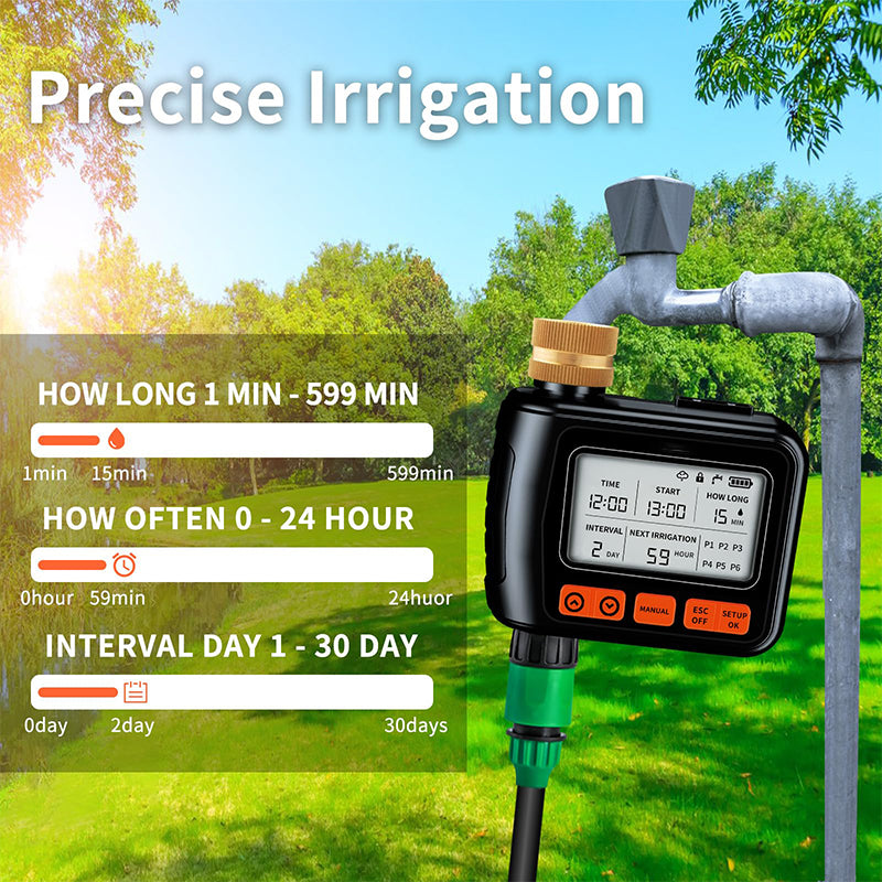 Large LCD Display Water Timer for Garden House(50% OFF)