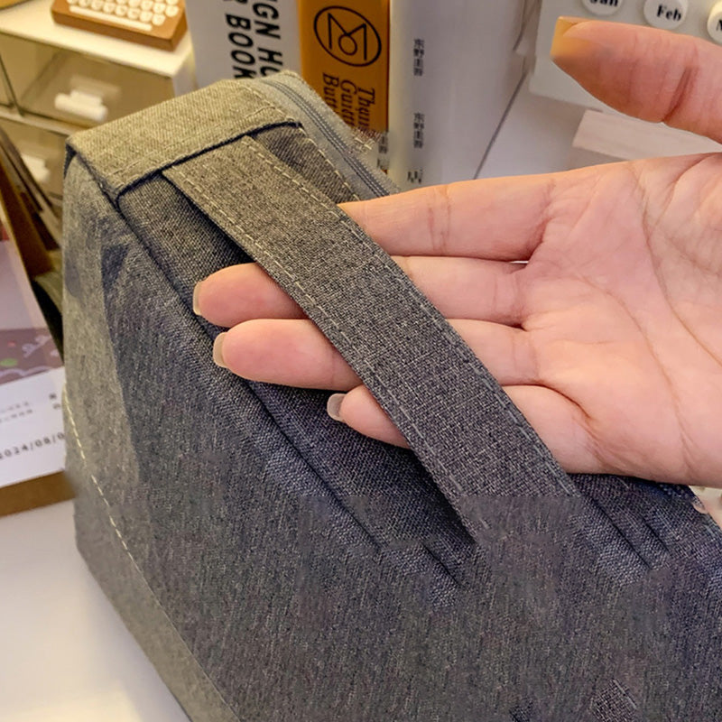 Multi-Purpose Large Capacity Oxford Cloth Standing Makeup Bag