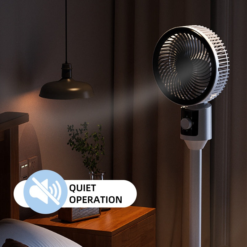 USB Powered Height Adjustable Standing Oscillating Electric Fan