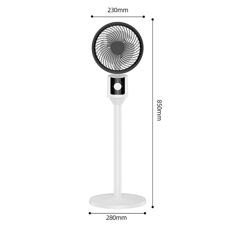 USB Powered Height Adjustable Standing Oscillating Electric Fan
