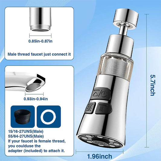360Β° Swivel Kitchen Faucet Aerator