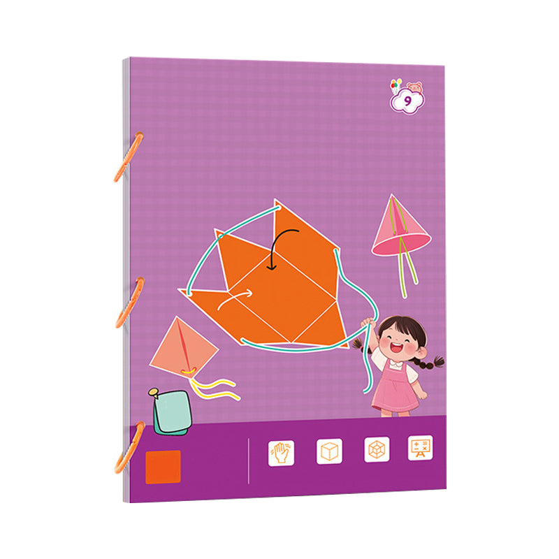🔥New Upgrades👶✨Pull String 3D Geometry Learning Book