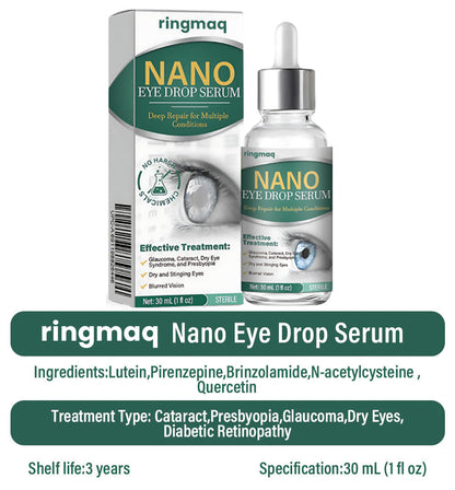 ringmaq Nano Eye Drops Serum ✅FDA Approved(Suitable for presbyopia, dry eye syndrome, glaucoma, and cataracts) 👀