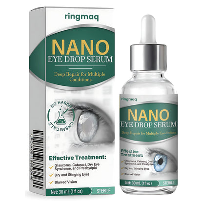 ringmaq Nano Eye Drops Serum ✅FDA Approved(Suitable for presbyopia, dry eye syndrome, glaucoma, and cataracts) 👀