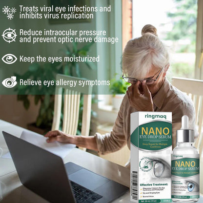 ringmaq Nano Eye Drops Serum ✅FDA Approved(Suitable for presbyopia, dry eye syndrome, glaucoma, and cataracts) 👀