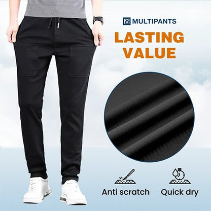 MultiPants ¨C High Stretch Multi-pocket Durable Cargo Pants