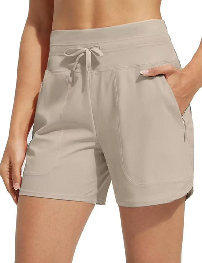 🌞Summer Hot Sale 60% OFF🩳Women's High-Waisted Quick-Dry Swim Shorts