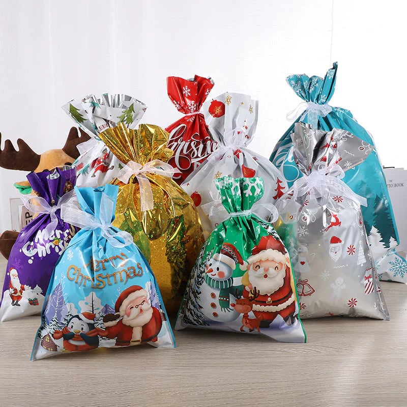 🎁MerryPouch Christmas Drawstring Gift Bags
