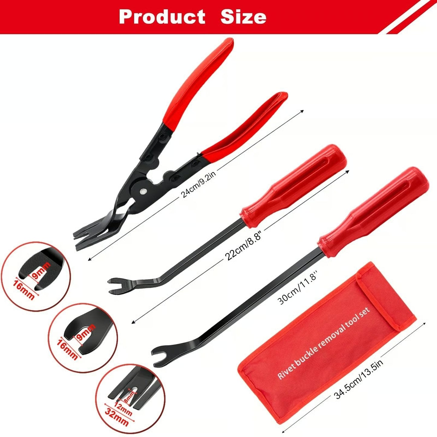 🚗 2025 New Panel Clip Removal Pliers 3-Piece Set