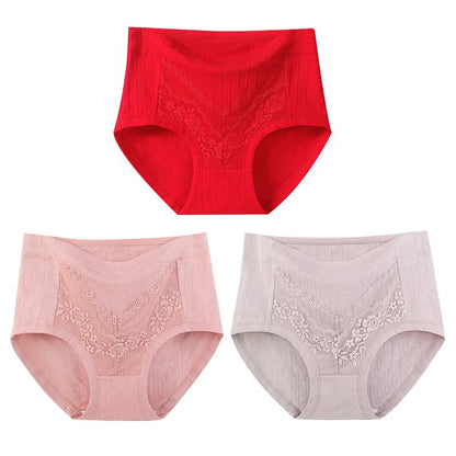 23 Plus Size LeakProof Lace Cotton Panties