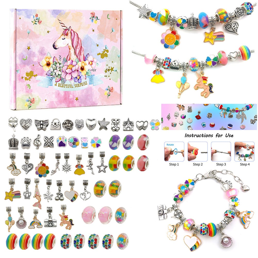 FREE SHIPPING  DIY Gorgeous Bracelet Set - the Best Gift for Children