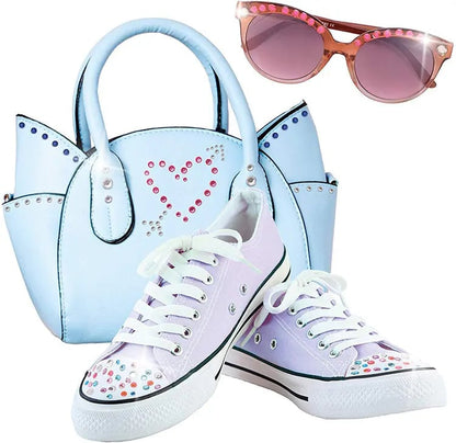 💎Glitter Diamond Styling Tools Hair Gemstone Styling Set