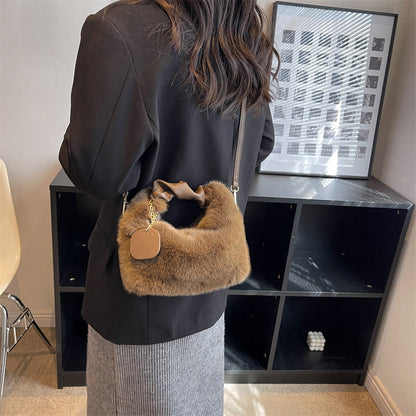 Best Gift For Her - New Fashion Trend Multifunctional Skin-Friendly Faux Fur Bag