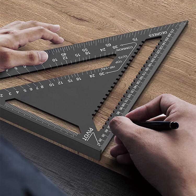 🔥Up to 40% OFF🔥Woodworking Triangle Ruler 7-12-inch