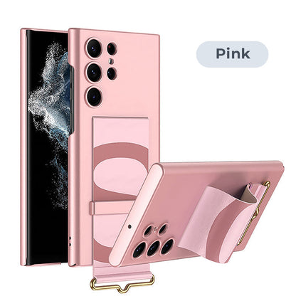 🔥Up to 40% off🔥Ultra-Thin Anti-Fingerprint Phone Case With Wrist Strap for Samsung S24/S23