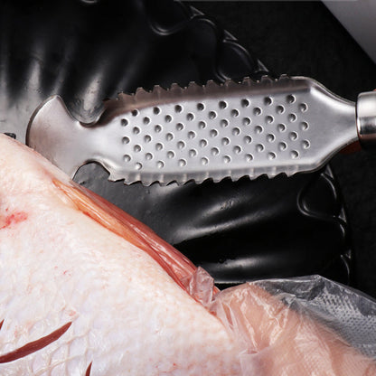 Sharp Stainless Steel Fish Scaler - Buy 1 Get 1 Free