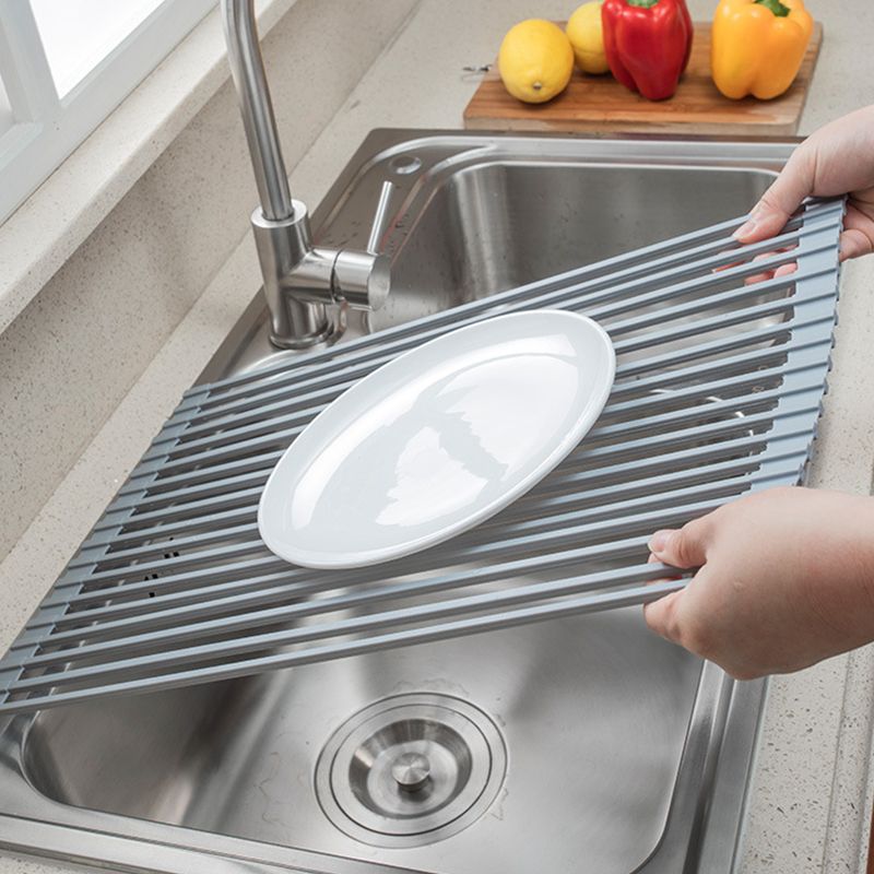 Multipurpose Roll-Up Dish Drying Rack